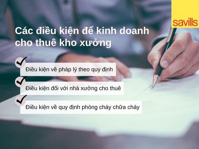 3 điều kiện cần thiết để kinh doanh kho xưởng đúng quy định pháp luật